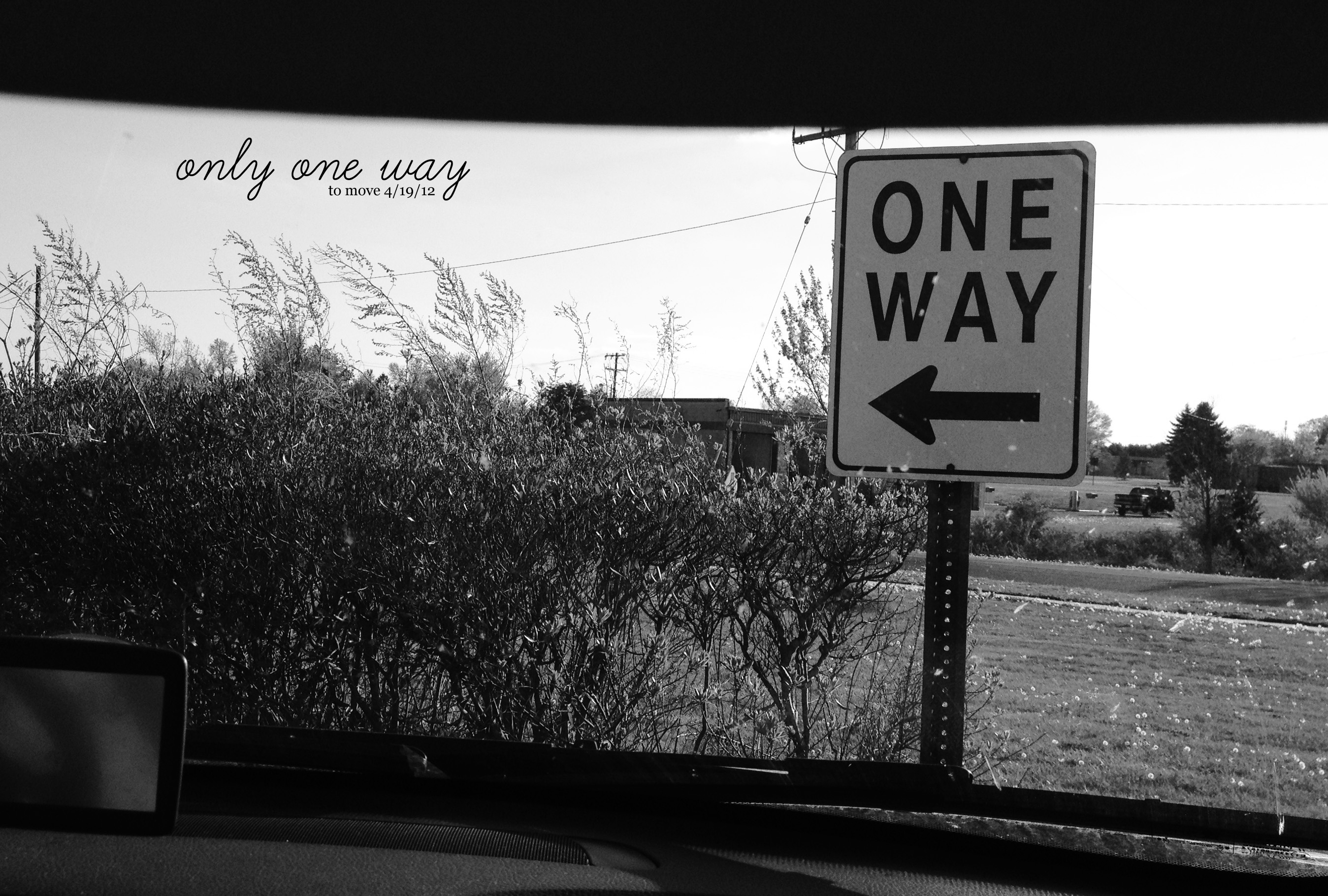 only one way apr19 :